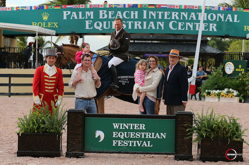 Todd Minikus y Cordonos se llevan el primer Gran Premio en el Winter Equestrian Festival 2015.