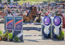 Jonathan McCrea y Special Lux se imponen en el $100,000 Longines FEI World Cup en Bromont.
