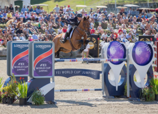 Jonathan McCrea y Special Lux se imponen en el $100,000 Longines FEI World Cup en Bromont.