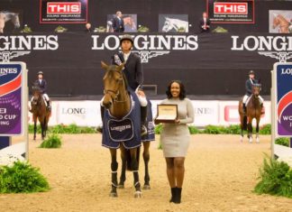 Kent Farrington y Voyeur victoriosos en el $250,000 Longines FEI World Cup de Lexington.