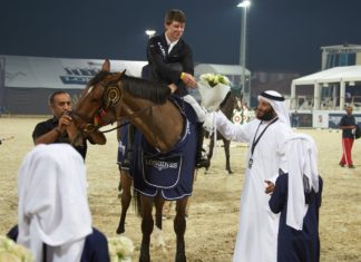 Michael Pender consigue primera victoria del CSI 4* Al Shira’aa International Horse Show.