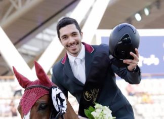 Khalid Mohammed A S Al Emadi gana el Gran Premio CSI 3* en Al Shaqab.