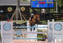 Jessica Springsteen en dos fases comandó el $35,000 Douglas Elliman 1.45m en Wellington.