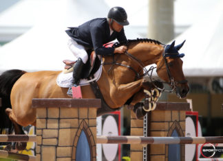 Samuel Parot brilla nuevamente en el FEI 5* $35,000 Illustrated Properties 1.45m de Wellington.