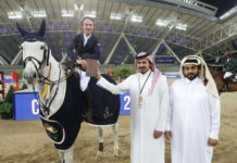 Bertram Allen con su velocidad acostumbrada gana en el CSI 5* Al Shaqab.