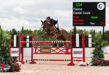 Daniel Coyle finaliza uno-dos en el $86,000 CSI2* Jumper Classic de Caledon.