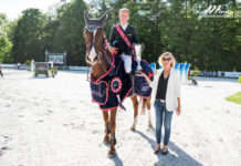 Marcel Ewen por 1 segundo gana el CSI2* Baltica Tour Grand Prix.