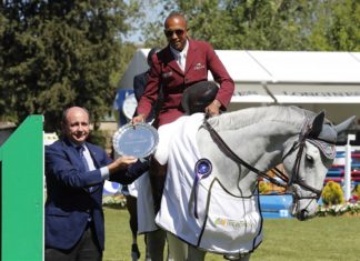 Bassem Hassan Mohammed con la primera victoria en el CSI 5* LGCT Madrid.