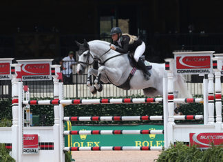 Kristen Vanderveen se llevó la victoria en el $35,000 1.45m Suncast Commercial Welcome Stake CSI 3*.
