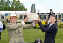 McLain Ward se impone en el $86,600 Akita Drilling Cup.