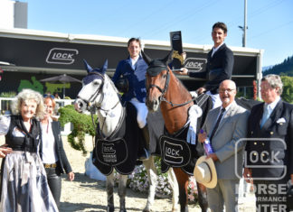 Steve Guerdat y Martin Fuchs empataron en el €345,000 Glock’s 5* Grand Prix.