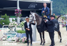 Peder Fredricson carga con el Gaston Glock’s Championat.