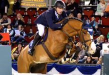 Sven Fehnl y Deep Blue Bridge S los más rápidos del CSI 3* Bonheiden 2017.