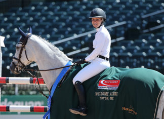 Amanda Derbyshire sólida en el $35,000 Suncast Commerical Welcome Stake.