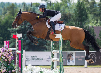 Amy Millar barre con Caledon y gana el $50,000 CSI2* Grand Prix.