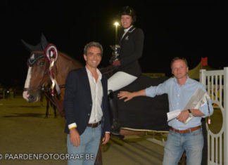 Gudrun Patteet la más rápida del Prijs Transport van de Poel.