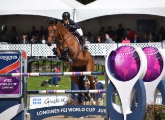Isabelle Lapierre sorprende en la $130,000 Longines FEI World Cup Jumping Bromont.