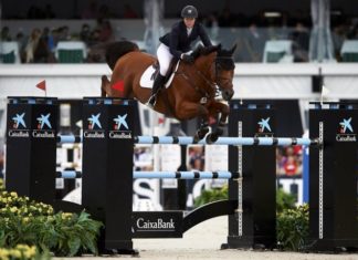 Jaclyn Duff sorprende en el Gran Premio Caixa Bank.