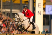 Philipp Weishaupt con la prueba internacional del Campeonato Europeo.