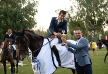 Rowan Willis y Blue Movie con 1 falta en el Gran Prix Bratislava.