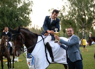 Rowan Willis y Blue Movie con 1 falta en el Gran Prix Bratislava.