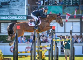 Samuel Parot uno-dos en el $40,000 Open Welcome FEI de Rockwood.