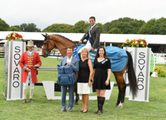 Daniel Bluman imbatible y ahora gana el $300,000 Hampton Classic Grand Prix.