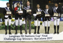Emiratos Arabes Unidos sorprende en la €300.000 Longines Challenge Cup.