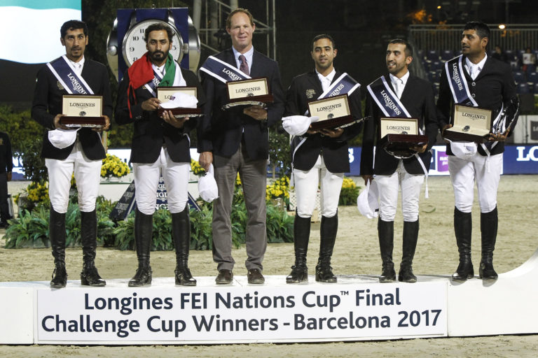 Emiratos Arabes Unidos sorprende en la €300.000 Longines Challenge Cup.