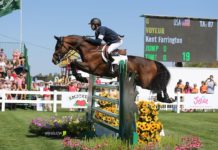 Kent Farrington por tercera vez gana el $125,000 New Albany Classic Invitational Grand Prix.