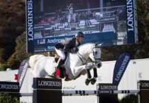 Andrew Kocher ganó el $100,000 Longines FEI World Cup Jumping Del Mar.