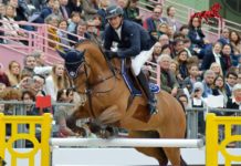 Julien Gonin guía el uno-dos-tres francés del CSI3* Montpellier.
