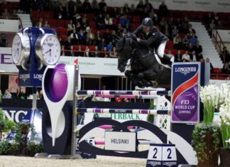 Jur Vrieling ganó el €170.000 Longines FEI World Cup Jumping Helsinki.