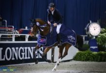 Beat Mändli vence en el $130,000 Longines FEI World Cup Jumping Washington.