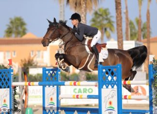 Louise Simpson con veloz victoria en el €24.600 Gold 4 – FT 1,45m.