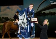 Olivier Philippaerts indetenible en el Longines Trophy Grand Prix of Maastricht.