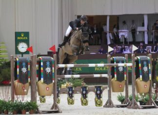 Harrie Smolders vuela en el Credit Suisse Geneva Classic.