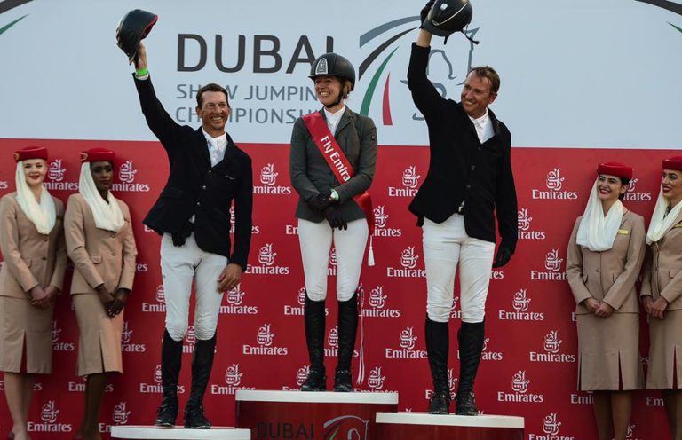 Miriam Schneider sorprendió en el Emirates Airline Dubai Grand Prix.