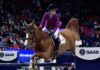 Luciana Diniz vuela en el Gothenburg Horse Show.