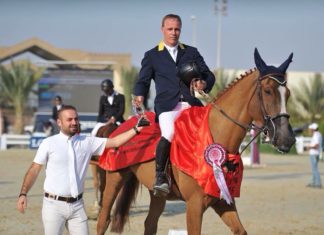 René Tebbel cómodo en el €25.000 Sharjah Islamic Bank.