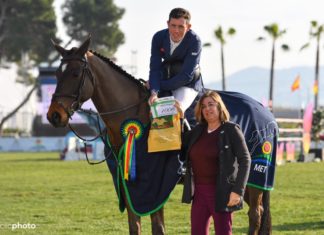 Scott Brash mantiene su ritmo ganador en el CSI2* MET Oliva.