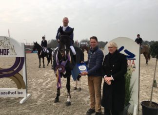 Bart Clarys en el tope del CSI2* Lier Grand Prix.