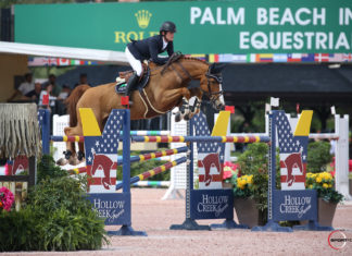 Darragh Kenny lideró el $50,000 Hollow Creek Farm 1.50 National Grand Prix.