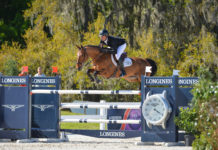 Devin Ryan uno-dos en el $35,000 CSI3* Longines FEI World Class Live Oak International.