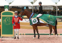 Lucy Deslauriers con la victoria en el $132,000 Equinimity WEF Challenge Cup Round 12