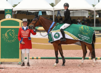 Lucy Deslauriers con la victoria en el $132,000 Equinimity WEF Challenge Cup Round 12