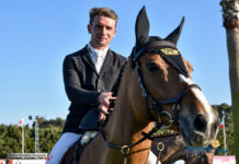 Richard Howley veloz en el Big Tour 1.45m del Sunshine Tour 2018.