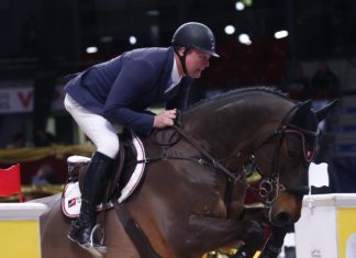 Robert Vos repite en el CSI3* Herning y gana el Stutteri ASK Grand Prix.