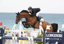 Marcus Ehning vuela en el GCL of Miami Beach.