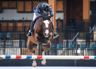 Daniel Bedoya de Bolivia y Abracadabra WKT mostraron su magia en el $30,000 Sunday Jumper Classic.